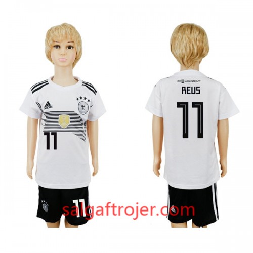 Tyskland Fodboldtrøjer Reus 11 Børn Hjemmebanesæt VM 2018 Tyskland Fodboldtrøjer Reus 11 Børn Hjemmebanesæt VM 2018